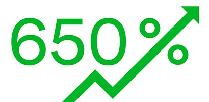 Infographic about the percentage of increase in government breaches
